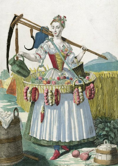 A Peasant Woman by Martin Engelbrecht